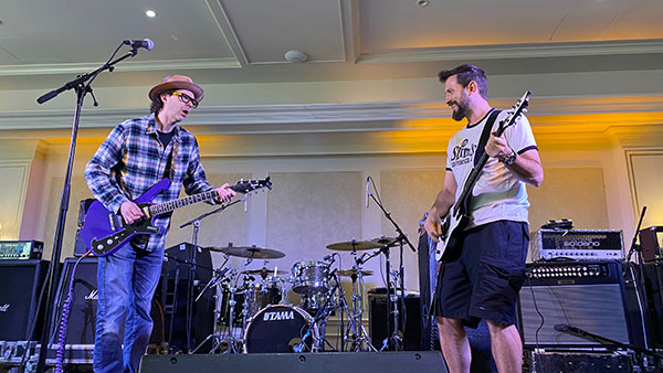 Paul Gilbert Jamming with a camper