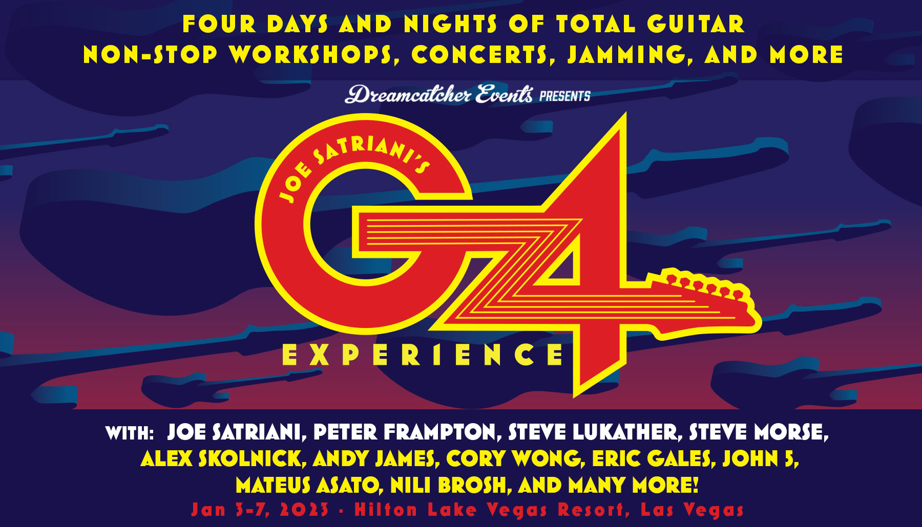 job Destruction stewardess Joe Satriani's G4 Experience | Four Days and Nights of Pure Guitar