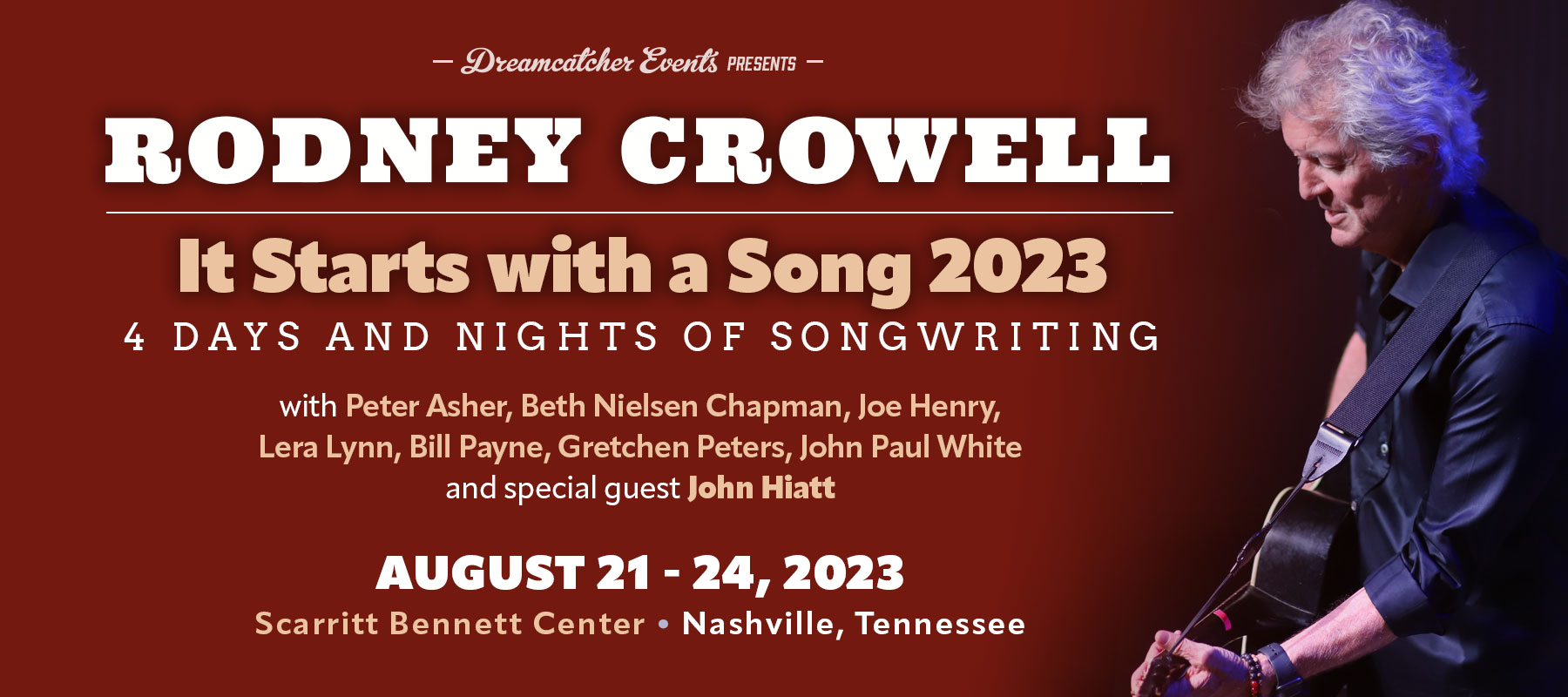 Rodney Crowell It Starts with a Song 4 Days and Nights of Songwriting